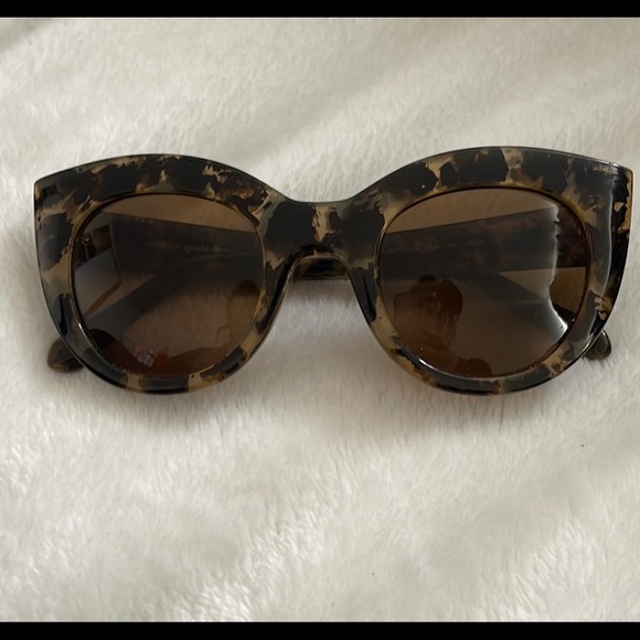 Kate Spade Cateye Sunglasses- Leopard - Picture 1 of 2